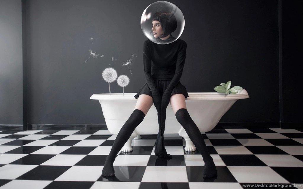 Wallpapers Masonic Lodge, Girl, Bath, Dandelions HD : Widescreen ...