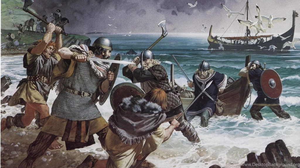 Vikings Battles Artwork Historical Wallpapers