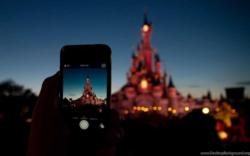 Disneyland Castle Apple Photo Desktop Wallpapers