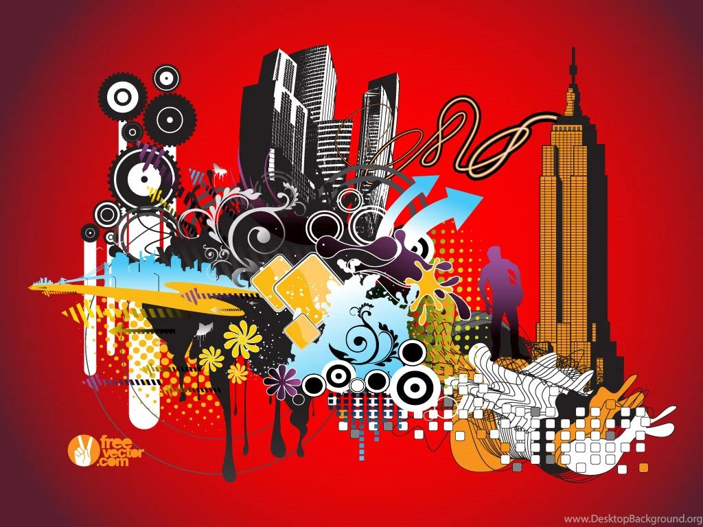 Urban Vectors Collage
