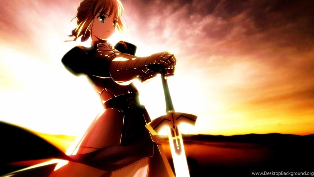 Fate Stay Night Saber Widescreen Anime Hd Wallpapers (