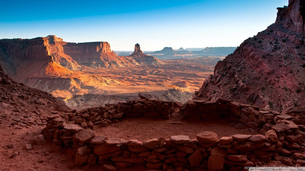 Download False Kiva Stone Circle In Canyonlands National Park In ...