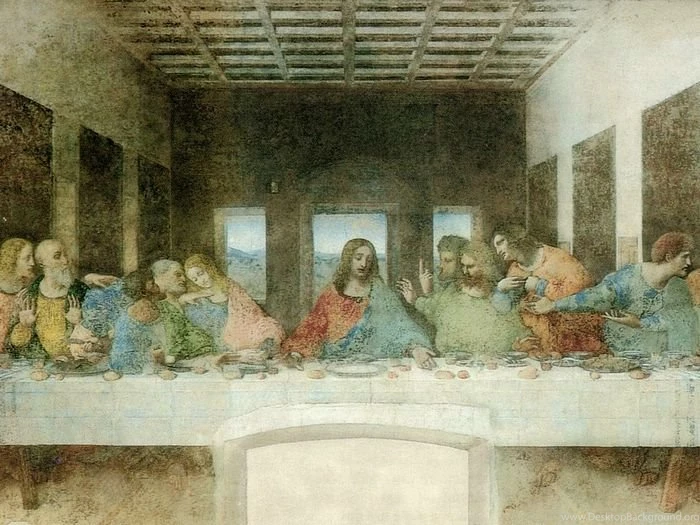 Fine Art Painting : Leonardo Da Vinci : "The Last Supper (detail ...