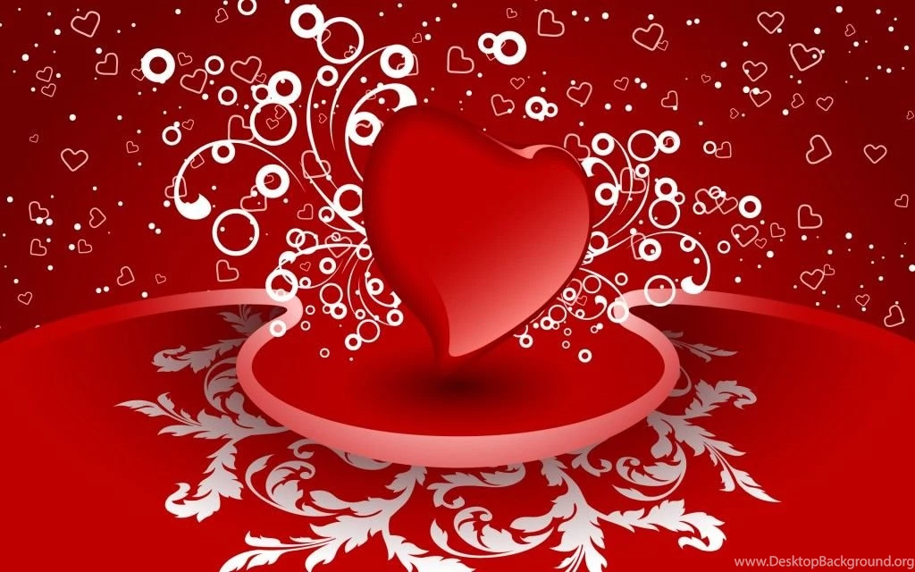 Red Love Heart Backgrounds Wallpapers Cave