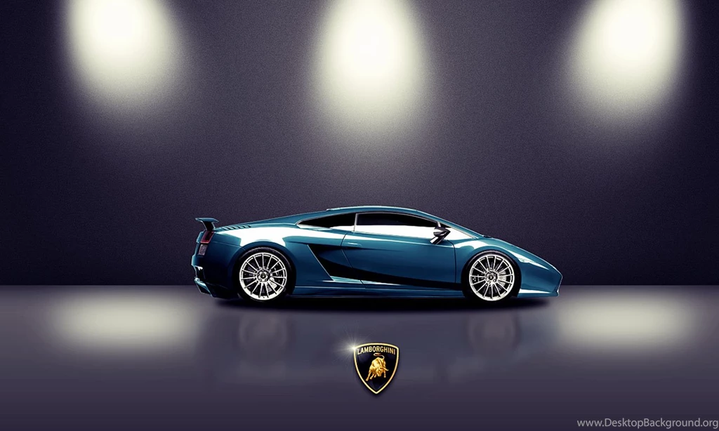 Free Wallpapers Lamborghini Gallardo Blue 1280x768 Wallpapers