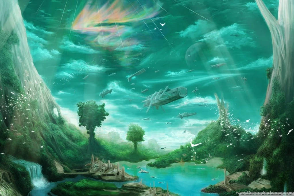 Science Fiction Paradise HD Desktop Wallpapers : Dual Monitor