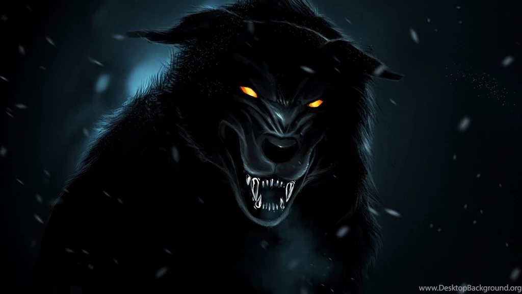 Black Wolf Fantasy HD Wallpapers