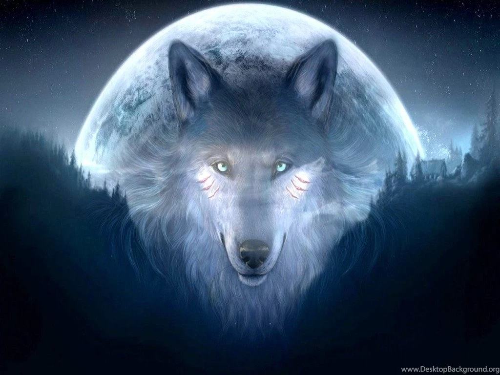 RePin Image: Awesome Fantasy Wolf Wallpapers On Pinterest