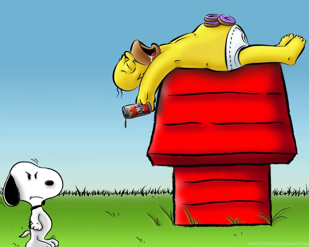Wallpapers Snoopy Free Hd Homer 1280x1024