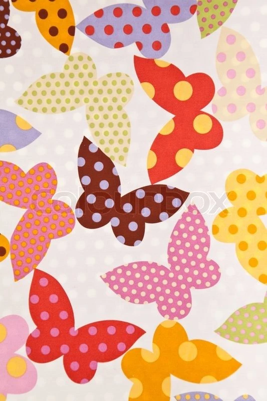 Butterfly Fabric Wallpaper Backgrounds