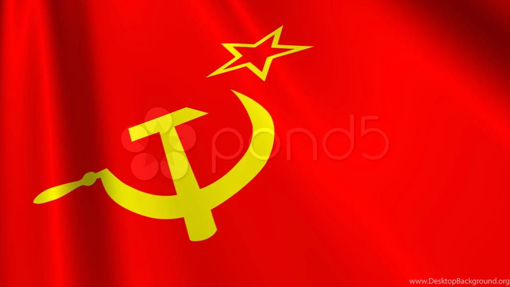 Soviet Union Flag Loop 03 Stock Video 609191