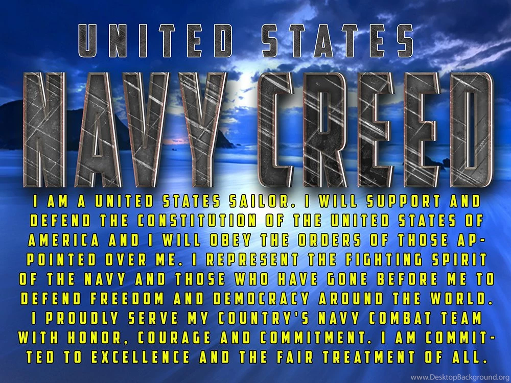 Navy Creed Posters