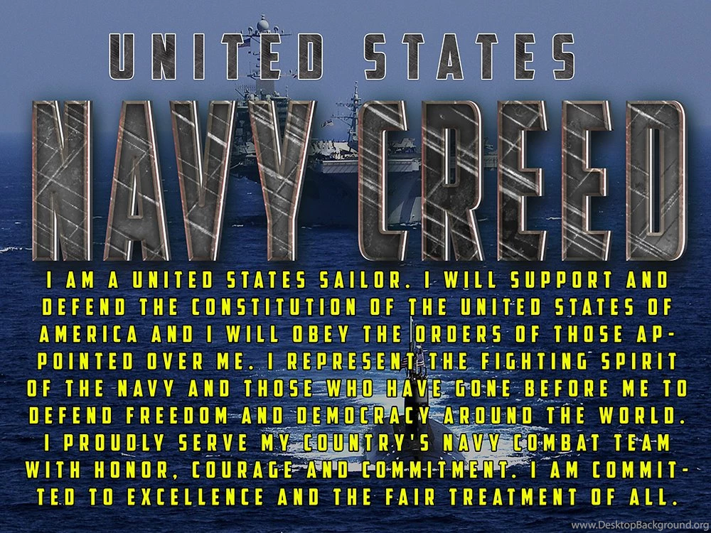 Navy Creed Posters