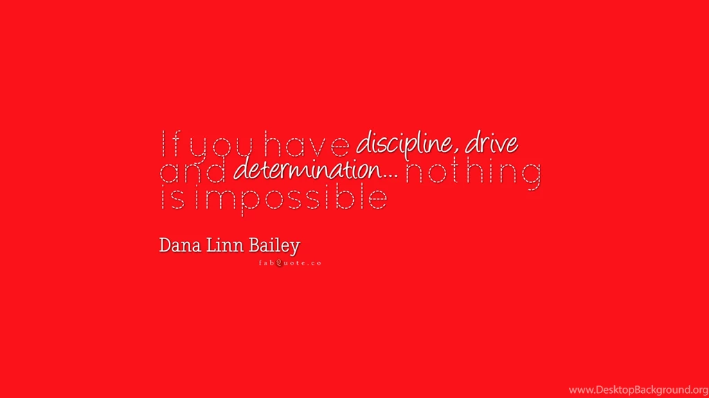 Discipline, Drive And Determination Quote Widescreen Wallpapers ...