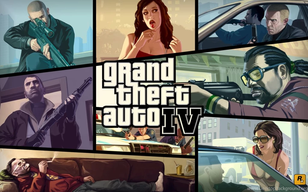 Grand Theft Auto 6 Logo Wallpaper.