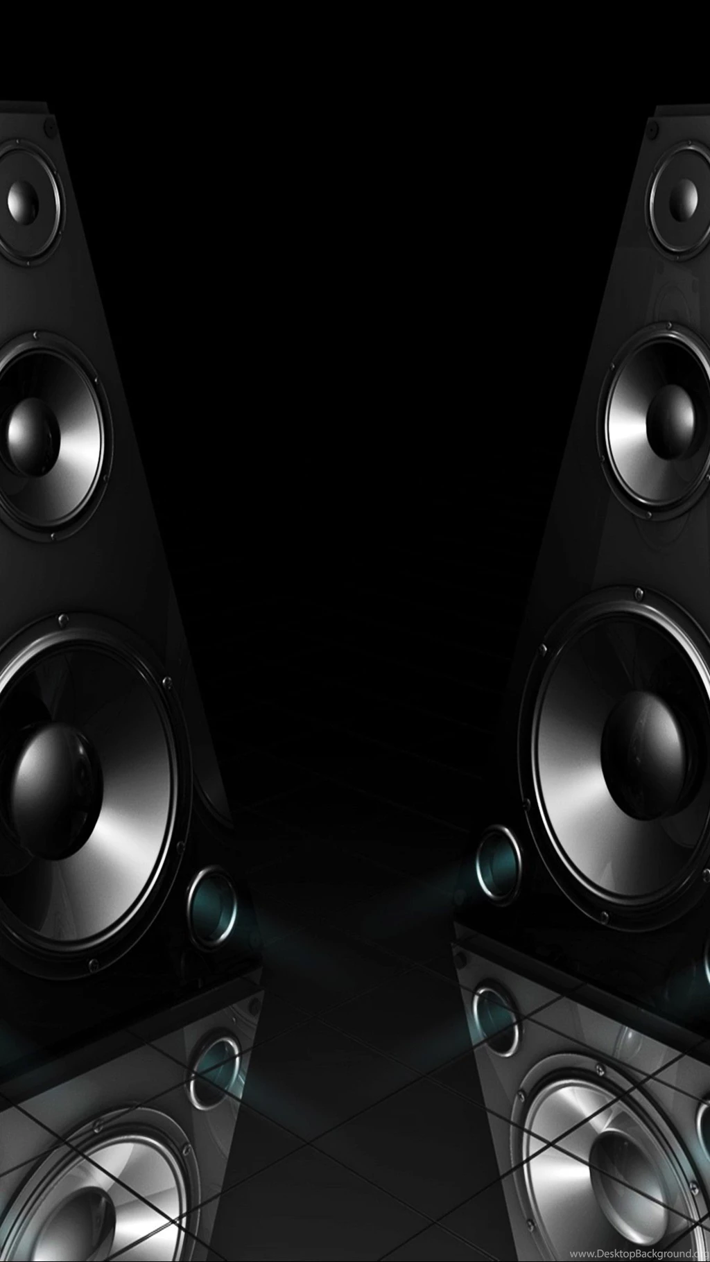 Music iPhone 6 Plus Wallpapers Black Speakers 3D iPhone 6 Plus ...