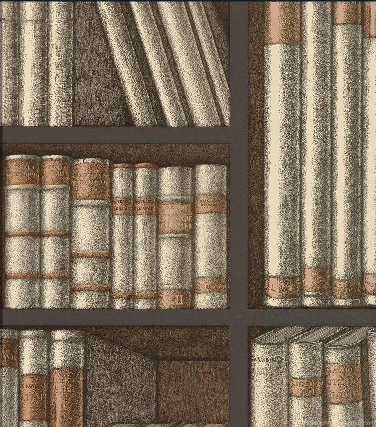 Patterned Wallpapers / Bookshelf / Paper / Traditional FORNASETTI ...