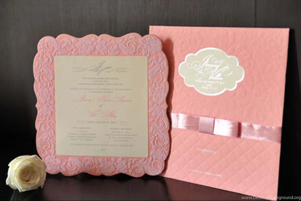 Wallpapers Wedding Invitations Make Your Own With One Sided ...