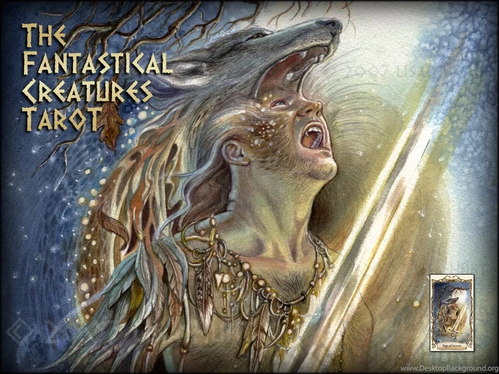 Fantastical Creatures Tarot Werewolf Backgrounds