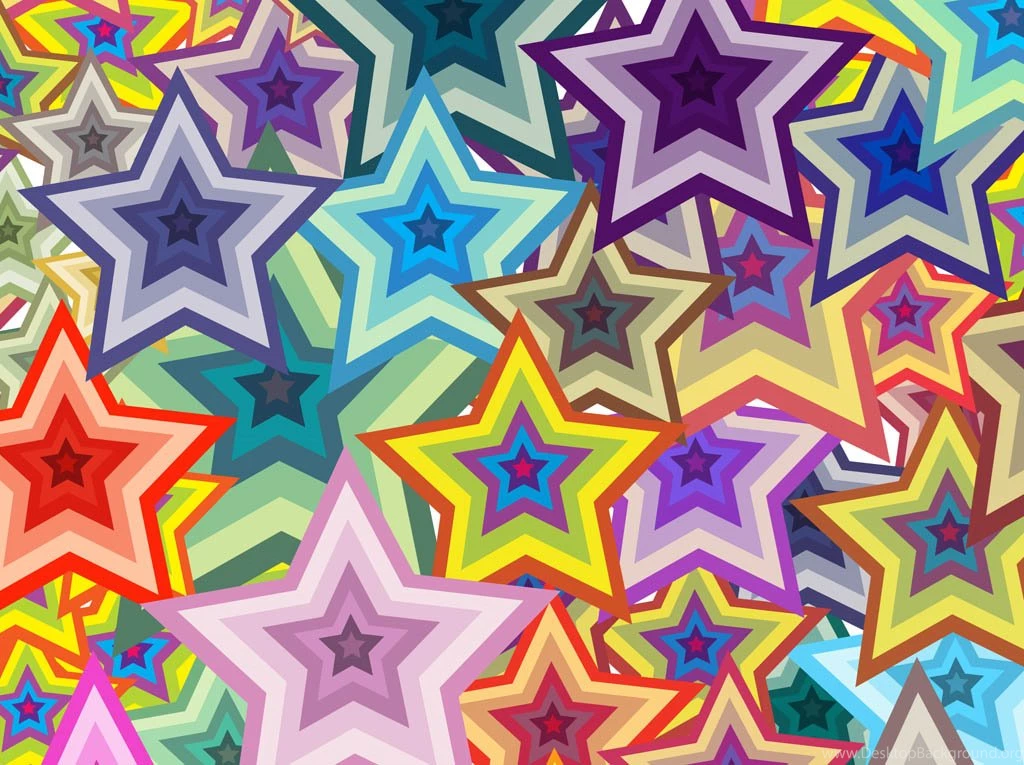 Colorful Stars Backgrounds Vector Art & Graphics