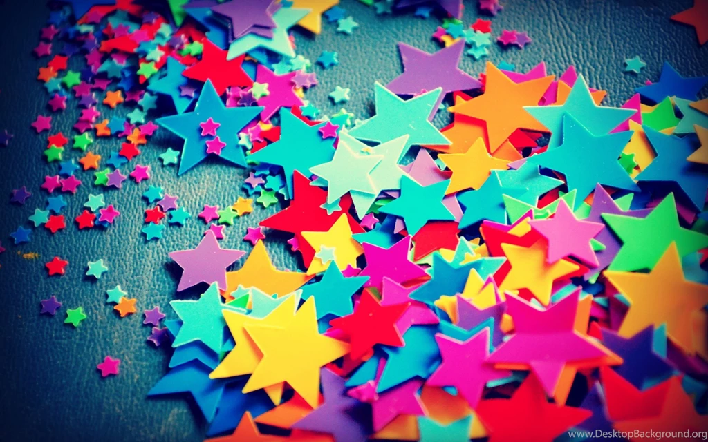12 Best Photos Of Neon Stars Wallpapers Neon Abstract Desktop ...