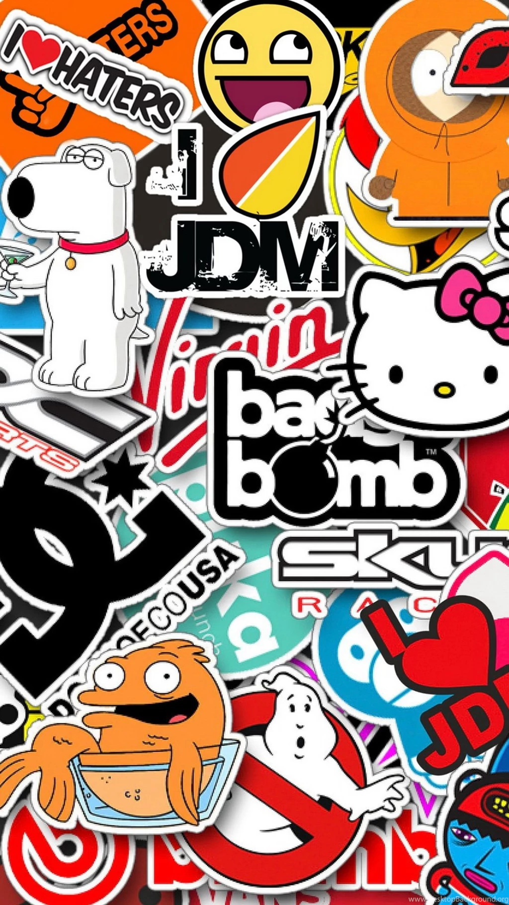 Download Stickerbomb 1080 X 1920 Wallpapers 4378963