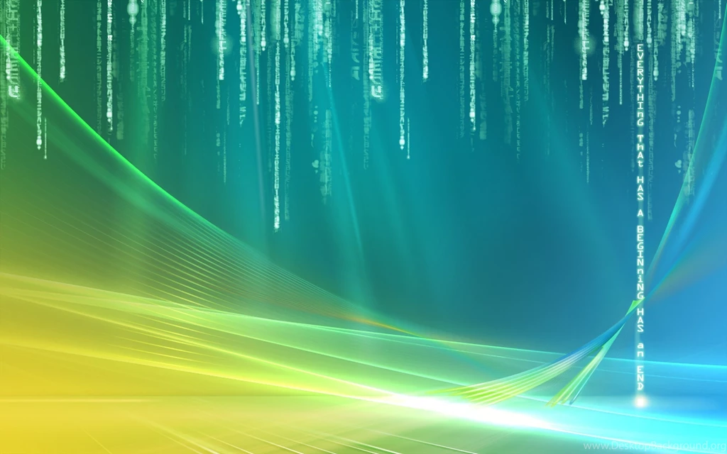 Download Wallpapers 3840x2400 Windows, Vista, Green, Yellow, Matrix ...