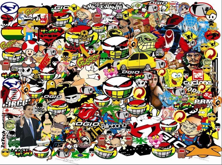 Wallpapers Bomb Sticker Bombs Com Bob Esponja 910x674