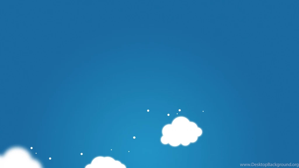 Download Minimal Cartoon Clouds Blue Backgrounds Wallpapers In ...