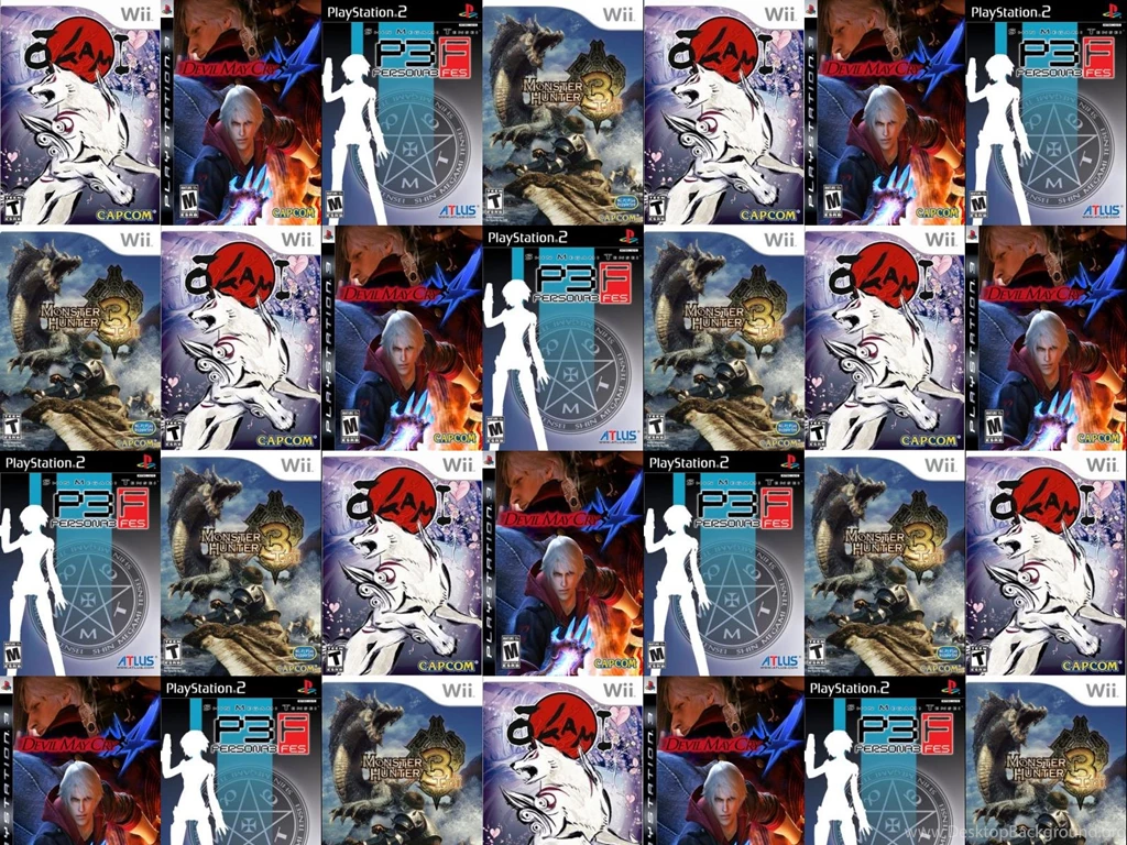 Okami Devil May Cry 4 Persona 3 FES Wallpapers « Tiled Desktop ...