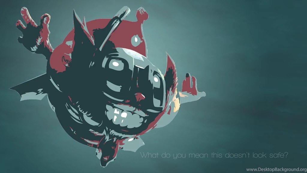 Pool Party Ziggs Minimalistic Fan Art   League Of Legends Wallpapers