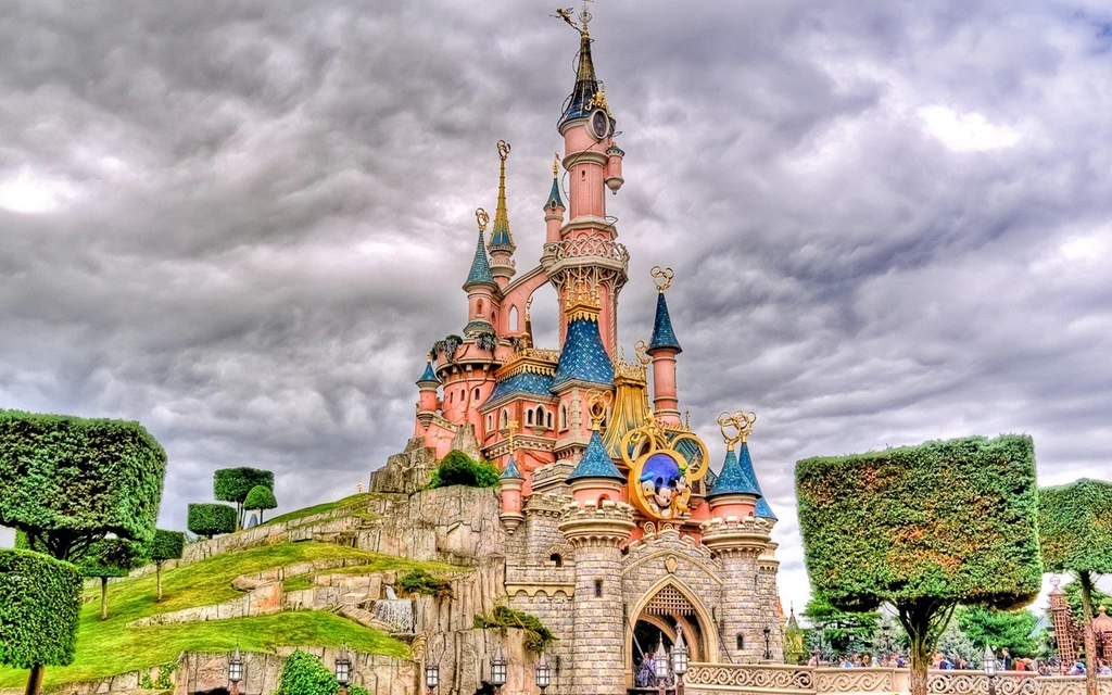 Sleeping Beauty Castle Of Disneyland Park In Anaheim United States ...