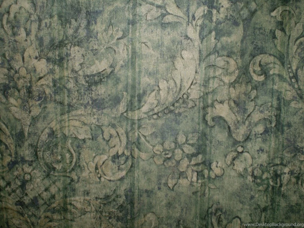 Bulk Listing Navy Blue Green Gold Distressed Damask By Blonder ...