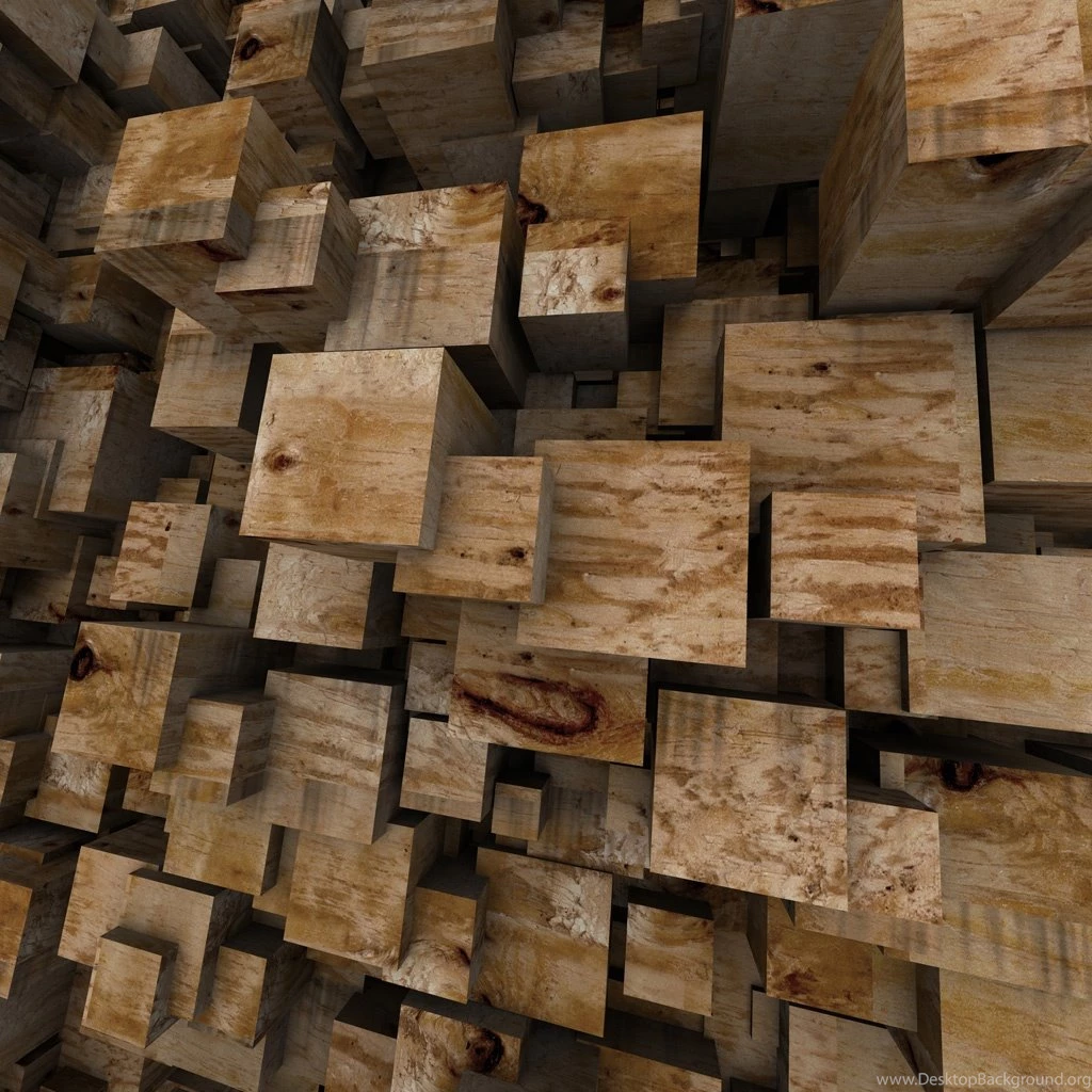 Wood Blocks 3d Ipad Wallpapers 1024 X 1024 Ipadground.com HD Ipad ...
