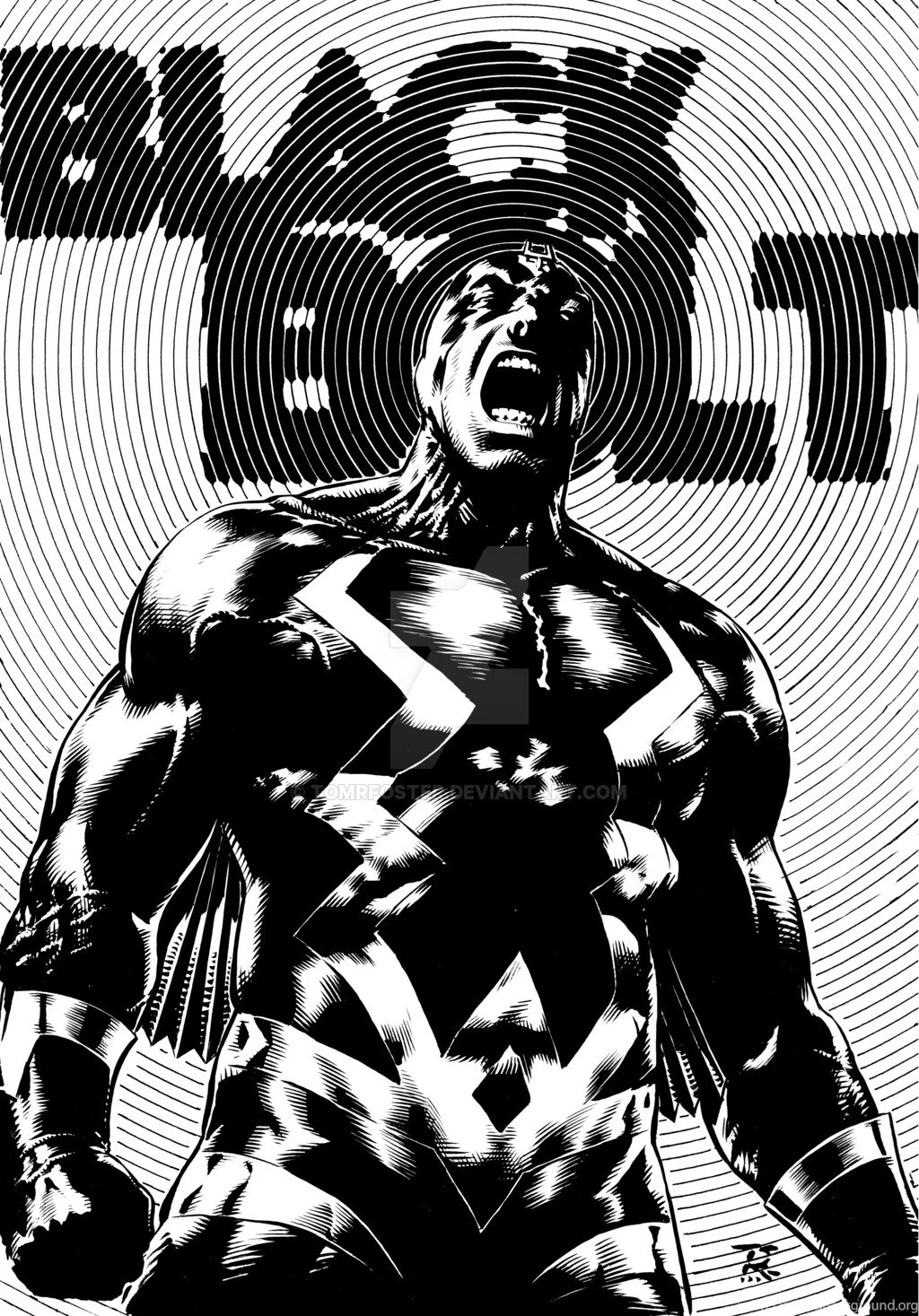 Black Bolt By TomRFoster On DeviantArt