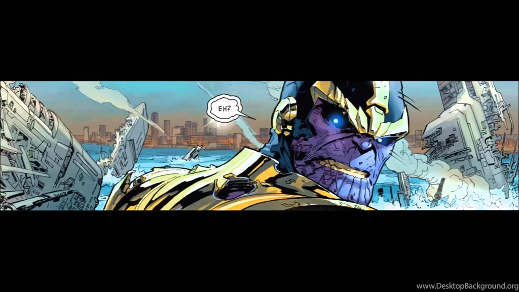 Thanos Vs Black Bolt Fight From Infinity