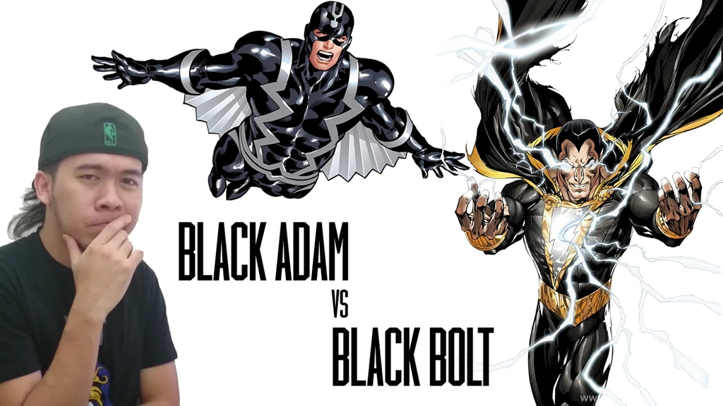Comicbook FIGHT! Black Adam Vs Black Bolt   YouTube