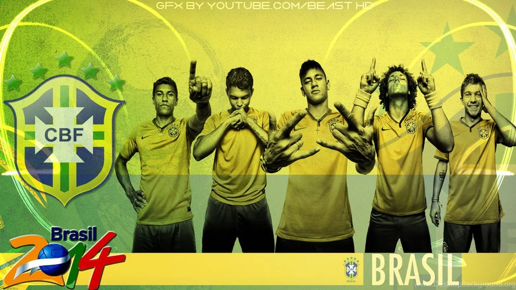 Brazil National Team: 2014 World Cup Wallpapers (HD By BeastHD GFX ...