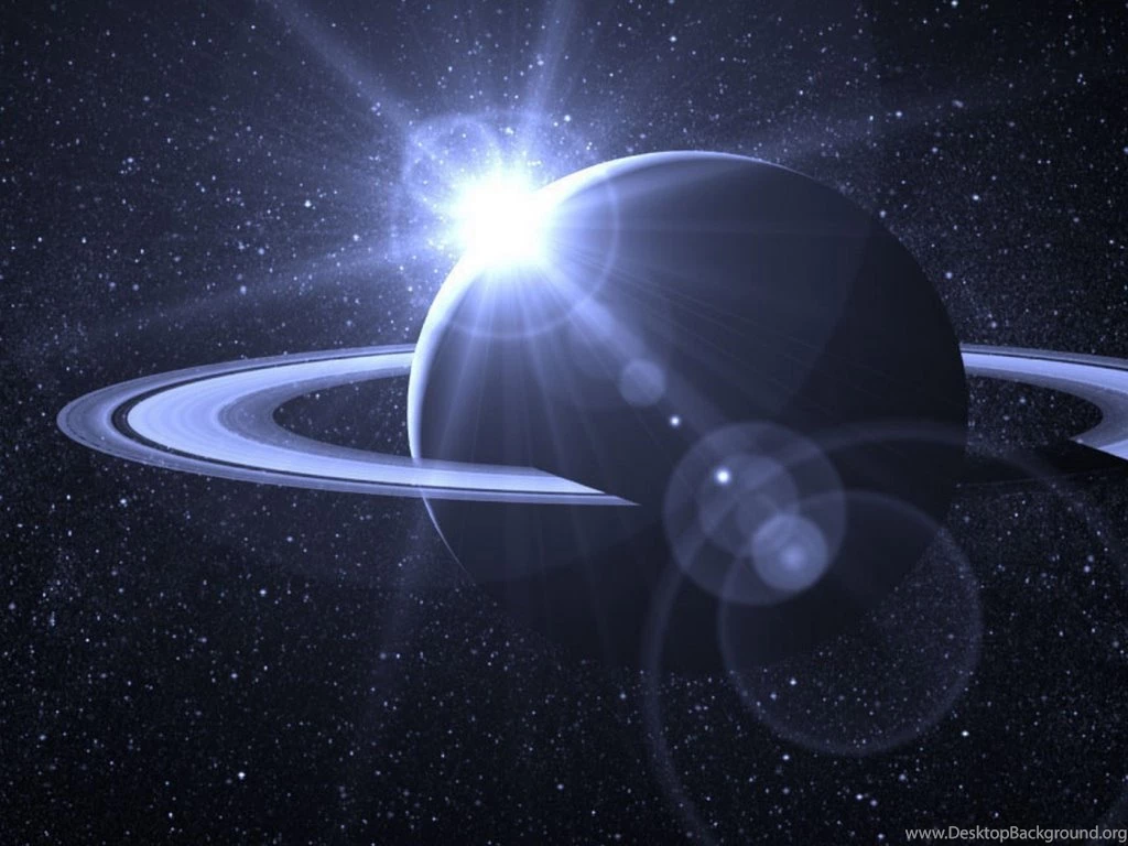 Download Wallpapers 1024x768 Planet, Orbit, Cosmos, Galaxy, Stars ...