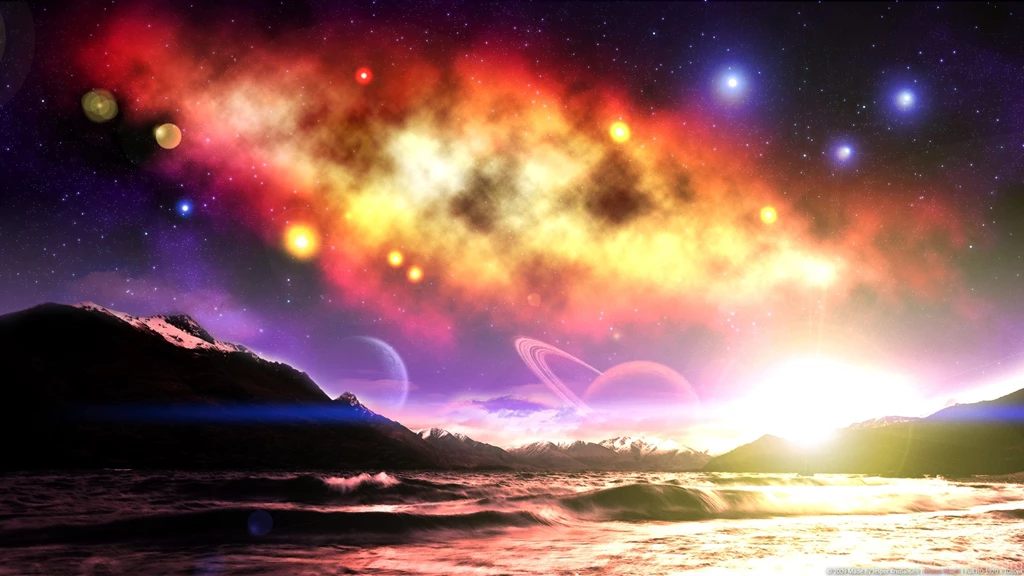 3d galaxy world space art 3d abstract art colours galaxy planet ...