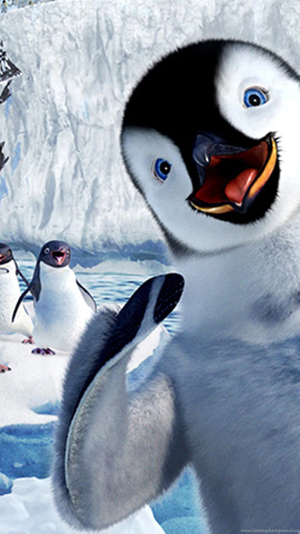 Cute Penguins Galaxy S5 Wallpapers