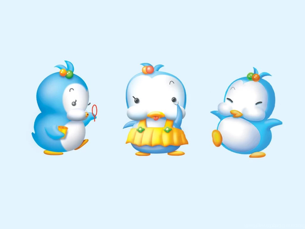 Cute Penguin Cartoon Clip Art