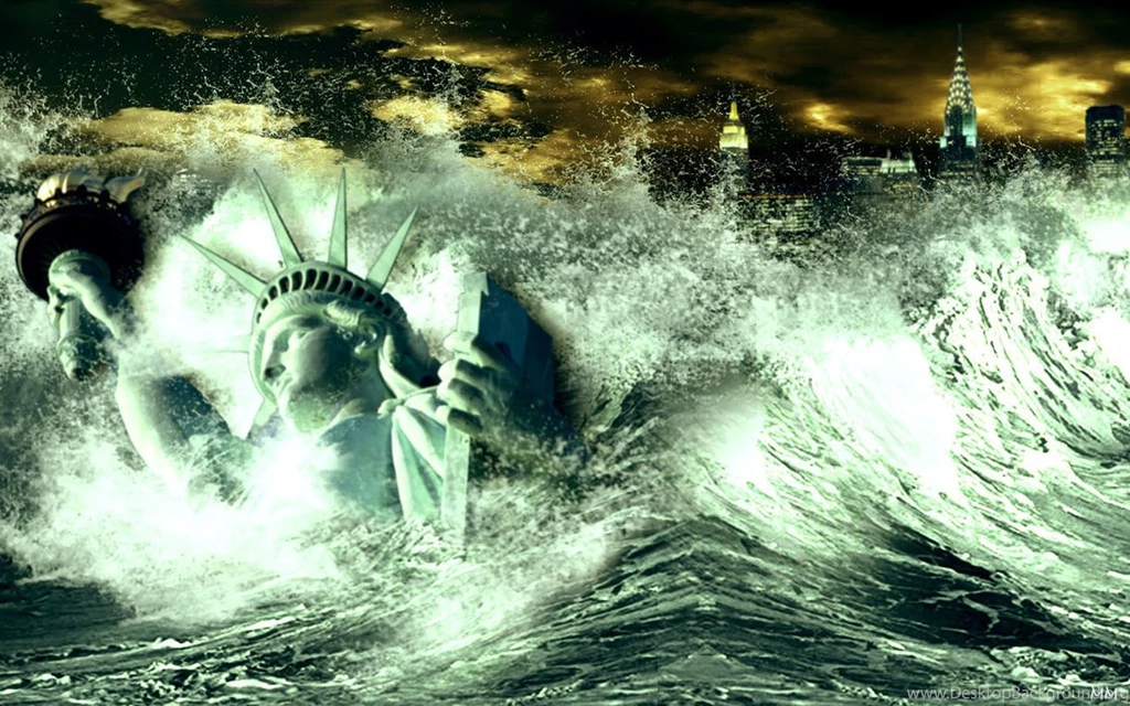 Wallpaper,tsunami,photoshop Effects,new York,fanta By ...