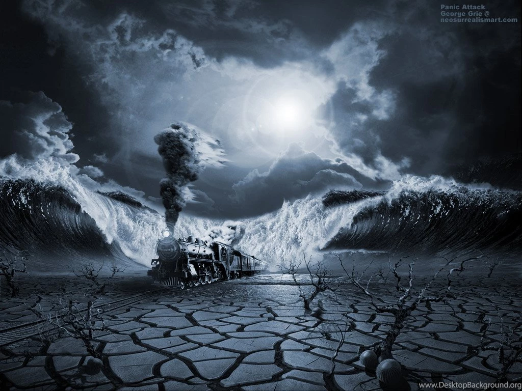 Panic Attack Or Anxiety PTSD: Surreal Art print, Poster, Book ...