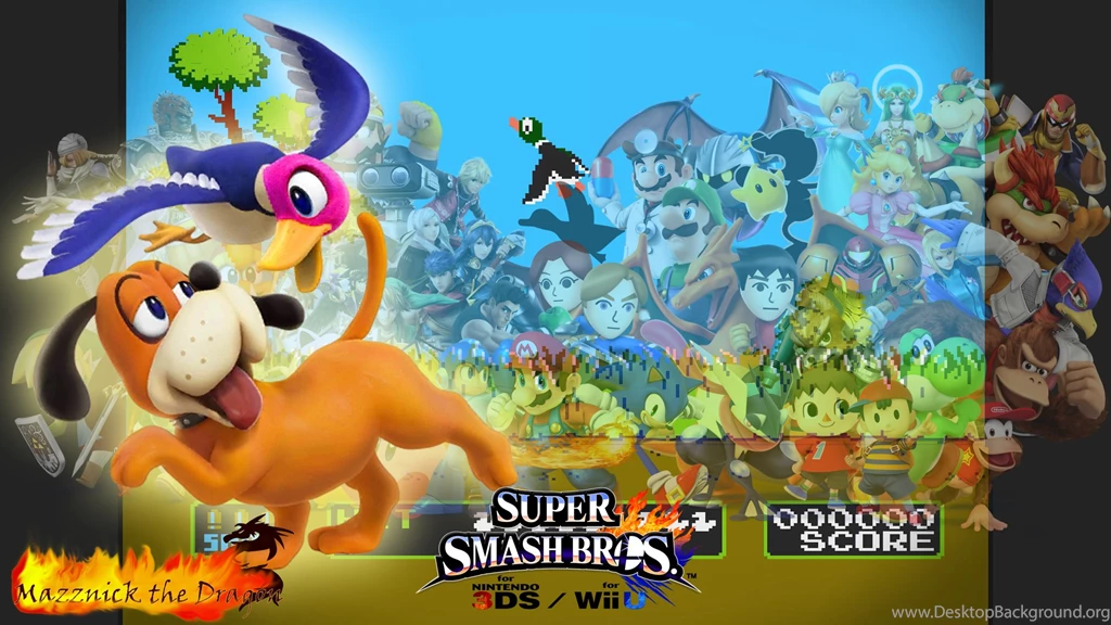 SSB4 Wallpapers Duck Hunt By Mazznick On DeviantArt