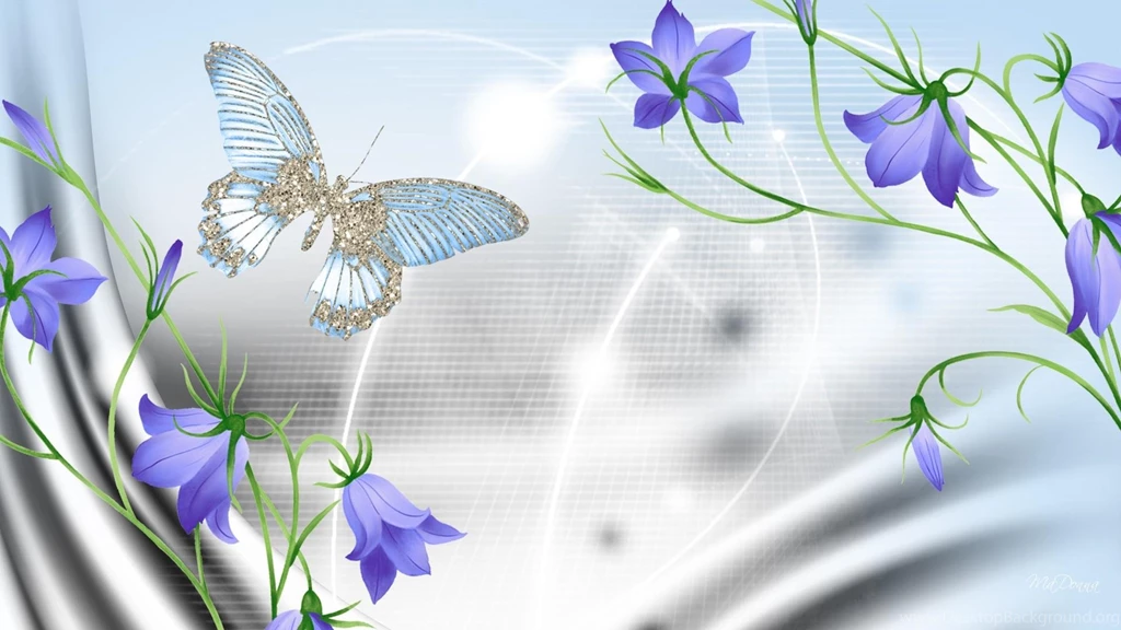 Blue Bells On Satin >> HD Wallpaper, Get It Now!