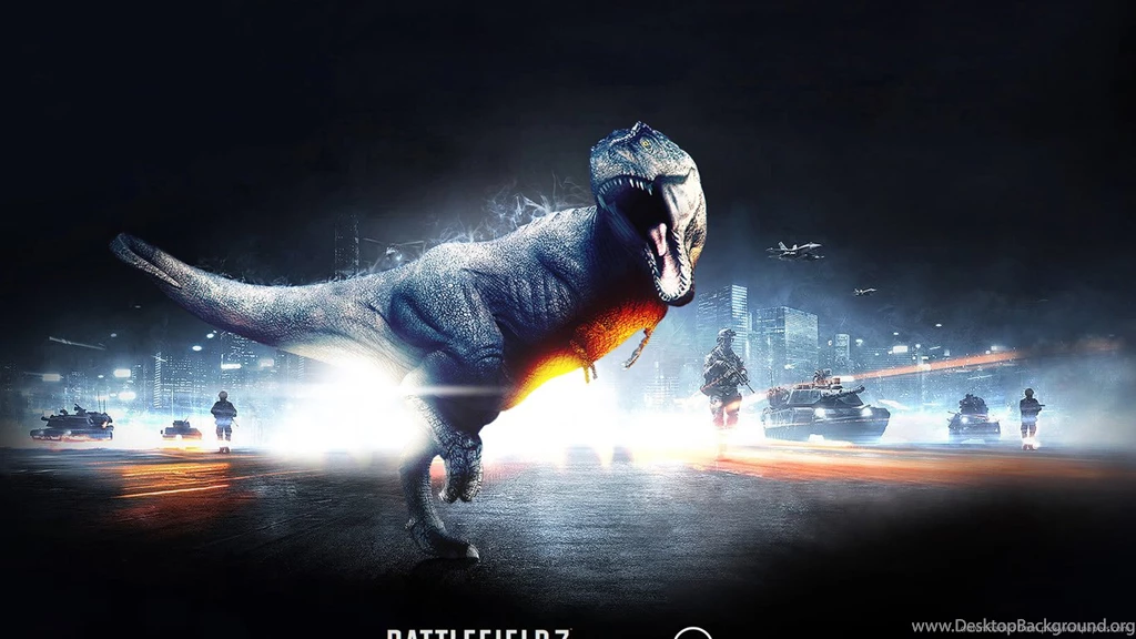 Download 1366x768 Battlefield 3 T Rex Wallpapers