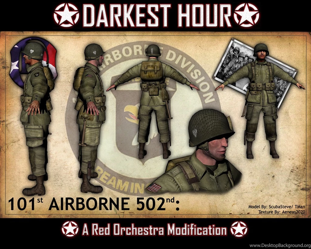 101st Airborne 502nd PIR Render Image Darkest Hour: Europe '44 ...