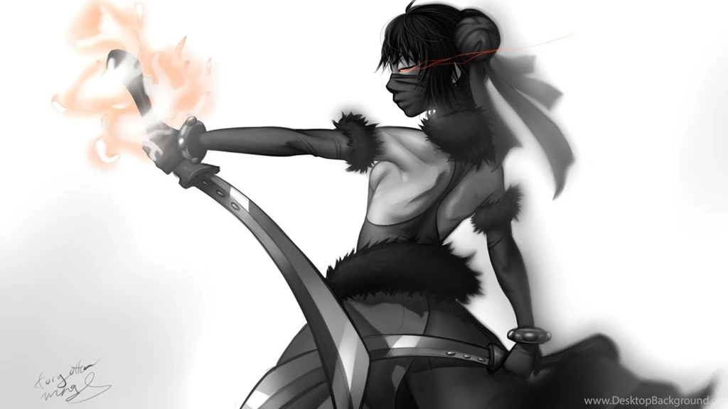 Wallpapers Weed Girl Homepage Anime Warriors Masks Sabre Ninja ...