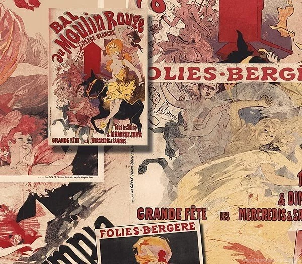 Themes Of Life II: Beige Moulin Rouge Novelty Wallpapers